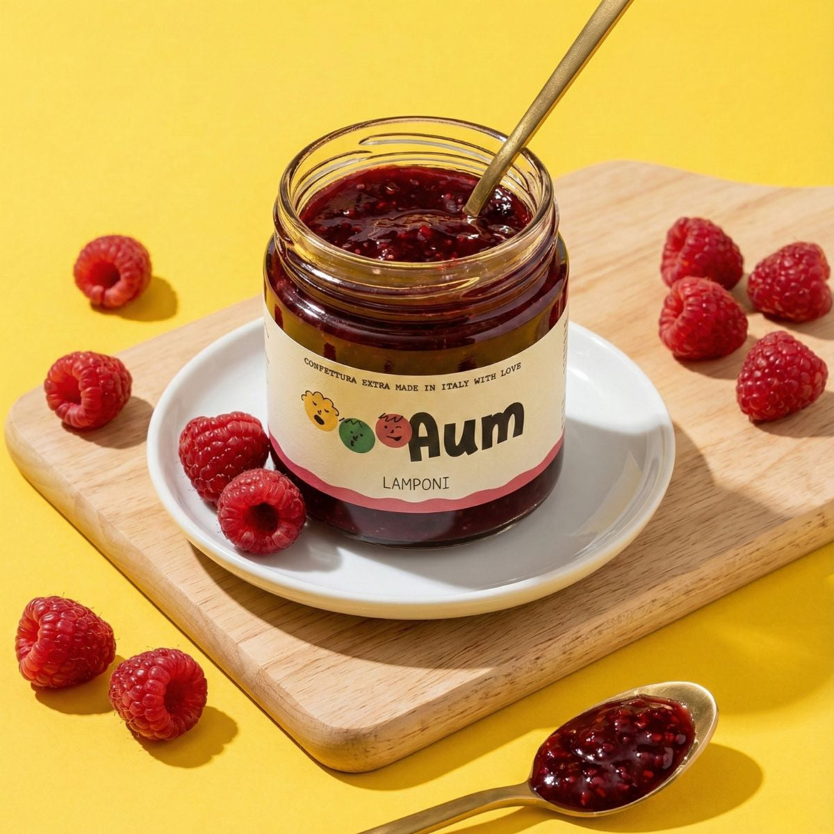 Confettura Extra di Lamponi - Aum