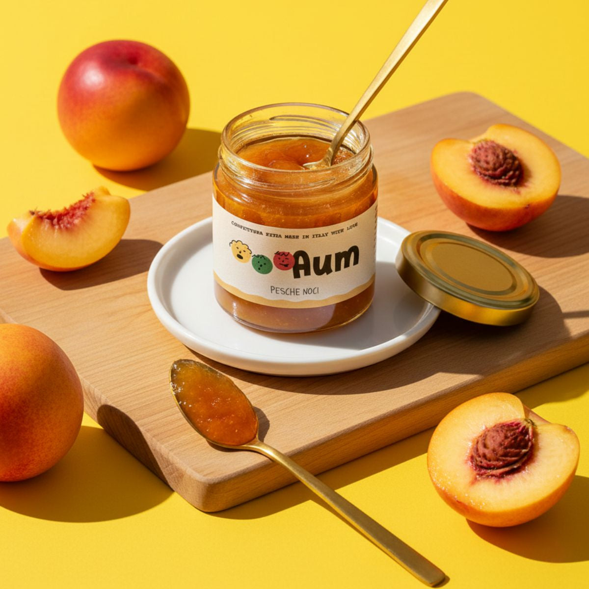 Confettura Extra di Pesche Noci - Aum