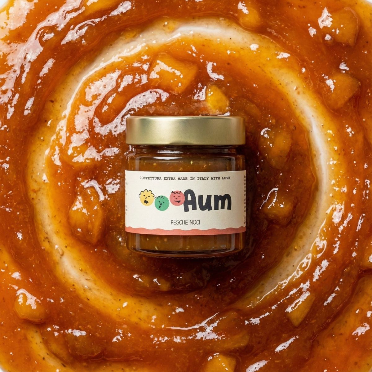 Confettura Extra di Pesche Noci - Aum